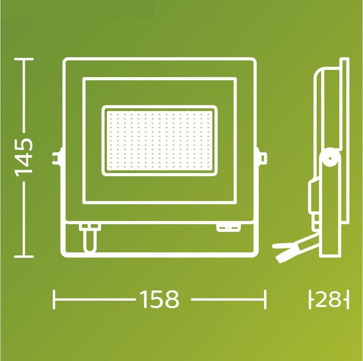 Produktbild Philips Outdoor Ultra-Efficient Flutlicht Lois (2600 lm, IP65)