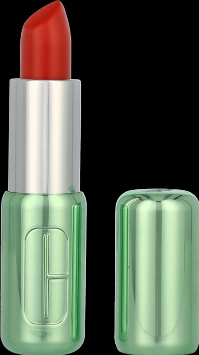 Produktbild Clinique Pop Longwear Lipstick Shine Rev it up Coral (Flame Pop)