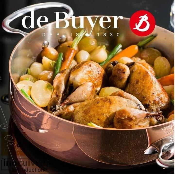 Actual product image de Buyer prima matera (28 cm, Casserole + Stewpot, Stainless steel, Copper)