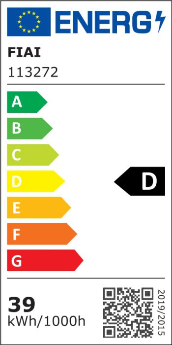 Energie-Label Isoled LED Panel Professional 600x600 36W Rahmen Weiss 4000K Dimmbar (4100 lm)