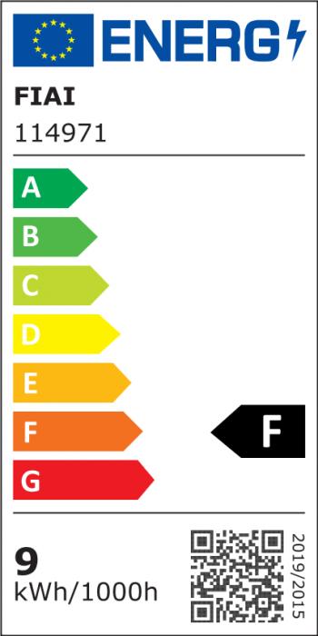 Etichetta energetica Isoled Apparecchio da incasso a LED Slim68 9W bianco angolare dimmerabile Dim-To-Warm (700 lm)