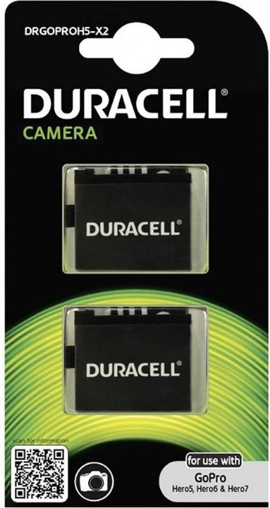 Actual product image Duracell Li-Ion battery for GoPro Hero 5 (Camera battery)