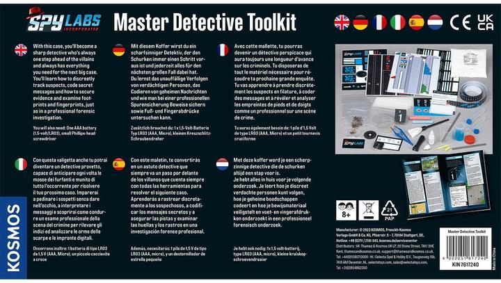 Actual product image Kosmos Detektivausrüstung Spy Labs – Master Detective Toolkit