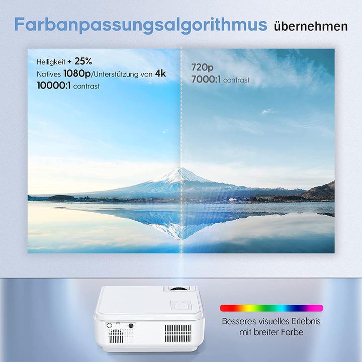 Actual product image Bosnas C50 Beamer (1080p, 9500 Lux)