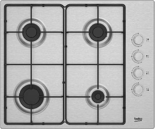Produktbild Beko HIGG641C3SX Edelstahl-Einbau-Gasherd(e) 60 cm