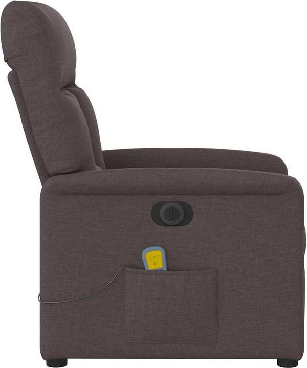 Produktbild VidaXL Massagesessel Elektrisch Dunkelbraun Stoff