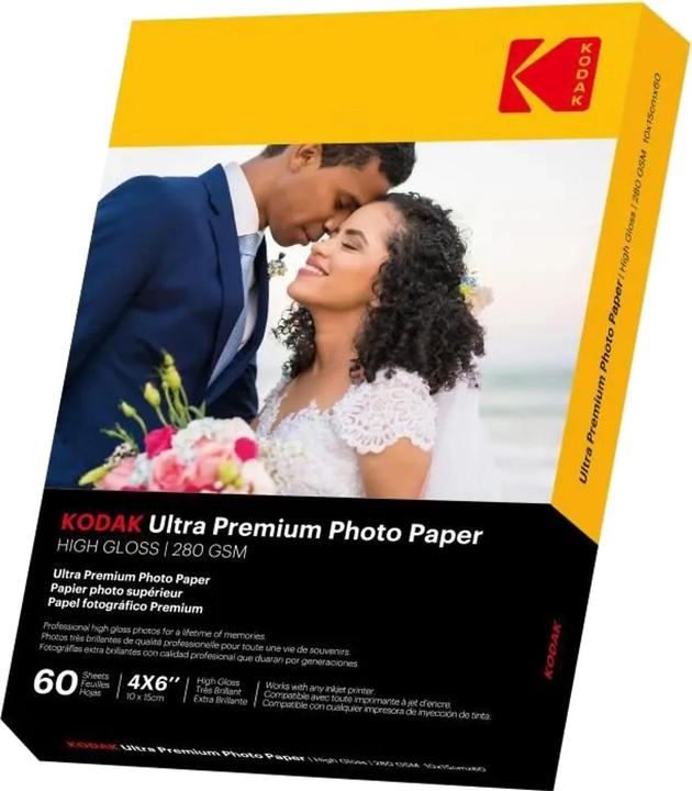 Produktbild Kodak Ultra Prem Photo 280g 10.4 mil Glossy 4/6x20 (280 g/m², 60 x)