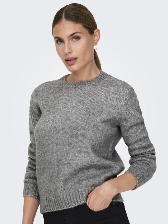 Produktbild JdY Knit Fit Rundhals Gerippte Ärmelbündchen Pullover Strickpullover (XL)