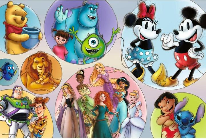 Actual product image Trefl Junior Super Shape XL - 100 Years of Disney (160 pieces)