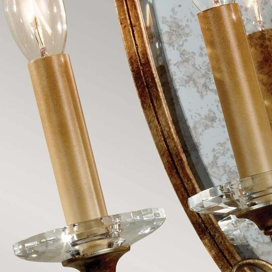 Produktbild Elstead Lighting Valentina Wandleuchte E14 3-fach Oxidierte Bronze (E14)