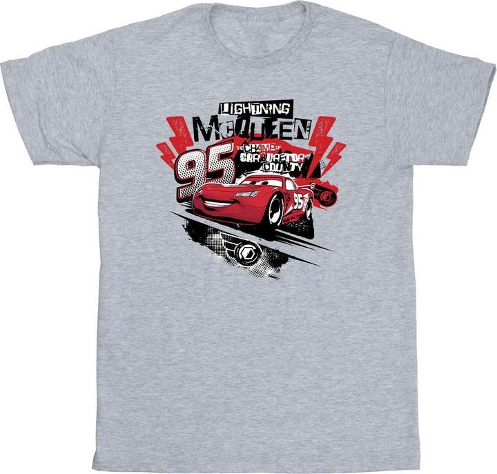 Disney Cars Lightning McQueen Collage TShirt (M)