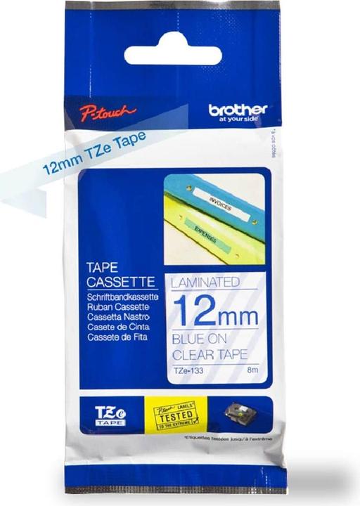 Produktbild Brother Tze-135 (1.20 cm, Weiss, Transparent)