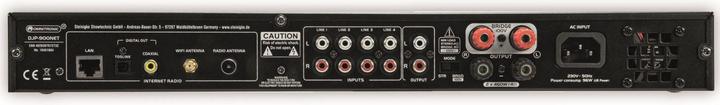 Actual product image Omnitronic DJP-900NET Internet Radio HiFi Tuner Bluetooth®, DAB+, Internet Radio, WLAN (Tube amplifier)