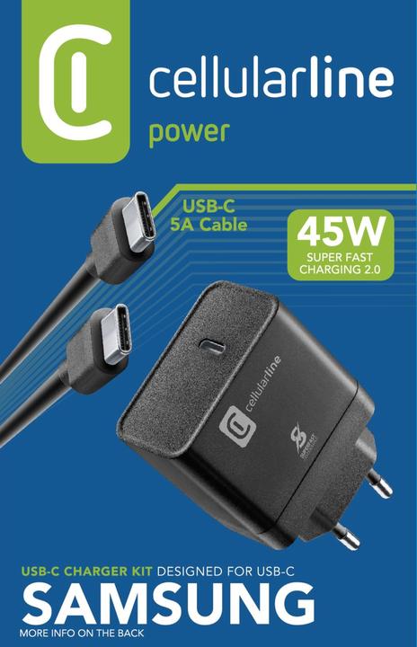 Produktbild Cellularline Super Fast Charger Kit PD 45W (45 W)