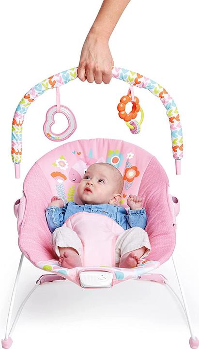 Actual product image Bright Starts Baby bouncer with soothing vibrations, unicorn