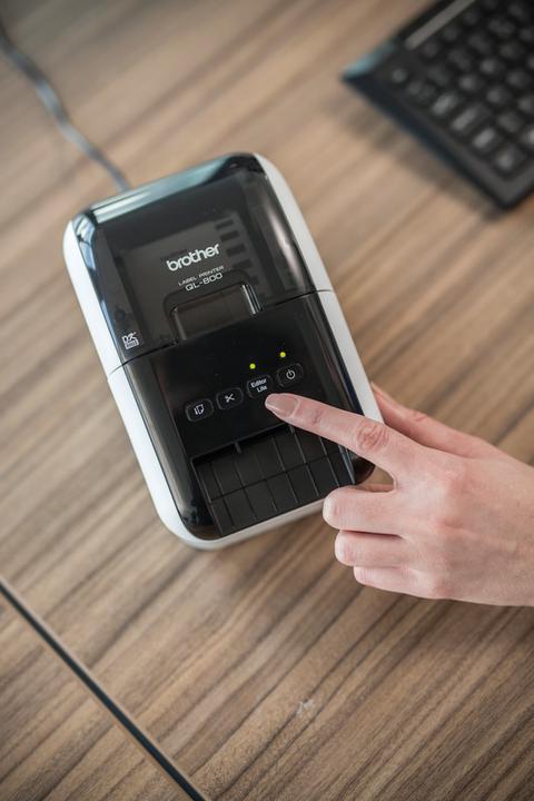 Actual product image Brother QL-800 (300 dpi)