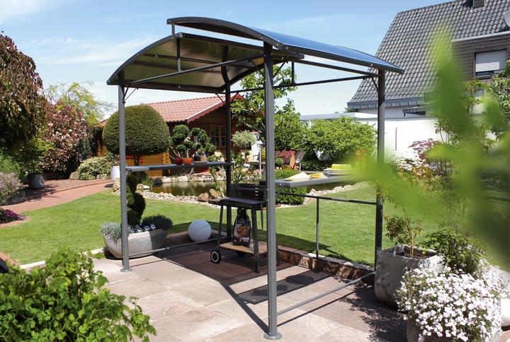 Actual product image Leco Professional barbecue pavilion (245 cm, 150 cm)