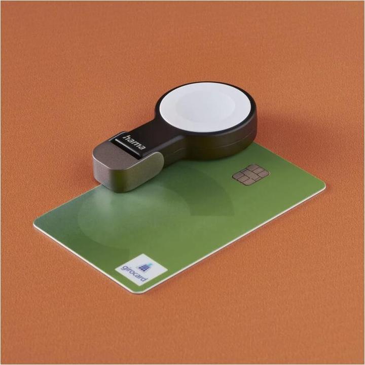 Actual product image Hama Apple Watch charger f. wireless charging, USB-C charging station magnetic, SW (5 W)