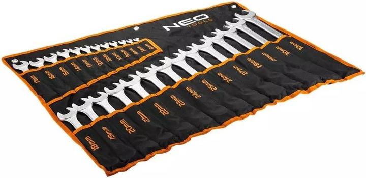 Actual product image Neo 26-piece flat ring spanner set 6-32mm (32 mm, 19 mm, 12 mm, 24 mm, 14 mm, 22 mm, 16 mm, 23 mm, 10 mm, 21 mm, 18 mm, 27 mm, 17 mm, 11 mm, 15 mm, 26 mm, 30 mm, 28 mm, 29 mm, 13 mm, 20 mm, 25 mm)