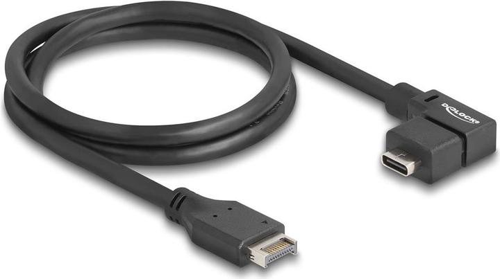 Produktbild Delock USB 10Gbps Kabel Typ-E Key A 20 Pin ST > USB-C BU gewinkelt 0,7m (0.70 m, USB 3.2 Gen 2)