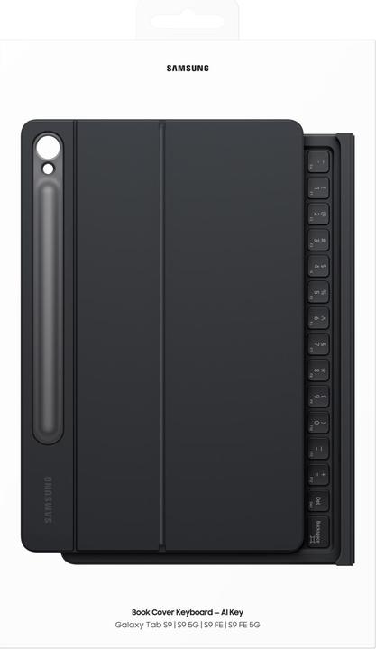 Actual product image Samsung Book Cover Keyboard (DE, Galaxy Tab S9, Galaxy Tab S9 FE)