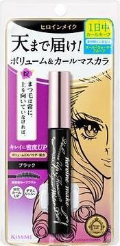 KissMe Heroine Make Volume & Curl Waterproof (Jet Black)