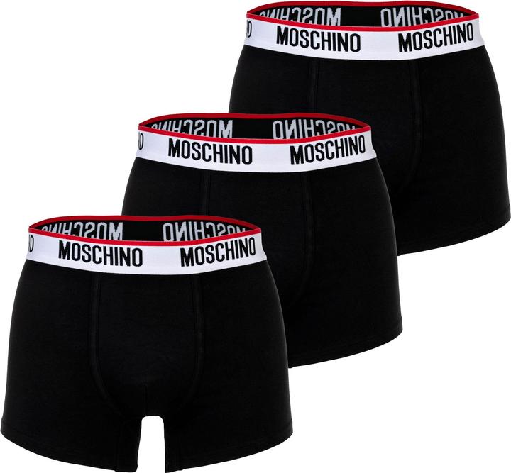 Moschino Boxershort Casual Bequem sitzend CARRY OVER - ESSENTIALS Parigamba (Tripack) (S, 3er Pack)