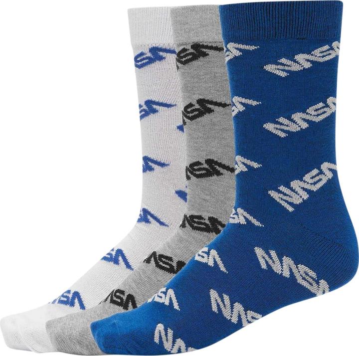 Mister Tee NASA Allover Socks 3-Pack (3er Pack, 47 - 50)