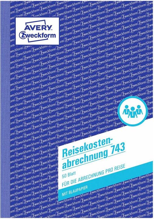 Produktbild Avery Reisekostenabrechnung (50 x)