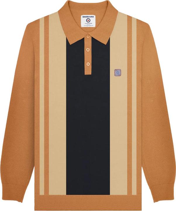 Lambretta AW24 Poloshirt Verkleidet Langärmlig