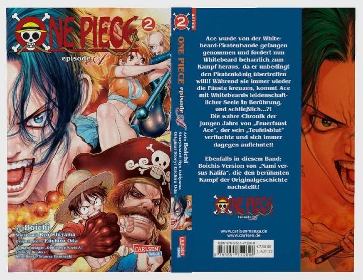 Actual product image One Piece Episode A 2 (German, Sho Hinata, Boichi, Ryo Ishiyama, Eiichiro Oda, Tatsuya Hamazaki, 2023)
