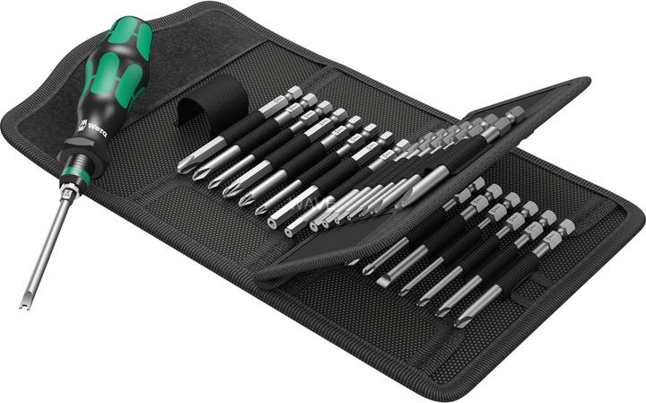 Image du produit Wera Kraftform Kompakt 62 (Croix Phillips PH M1, Croix Phillips PH M2, Croix Pozidriv PZ M1, Croix Pozidriv PZ M2, Croix Phillips PH M3, Croix Pozidriv PZ M3, Six pans creux TX M10, Six pans creux TX M15, Six pans creux TX M20, Six pans creux TX M25, Six pans creux TX M27, Six pans creux TX M30, Six pans creux TX M40)