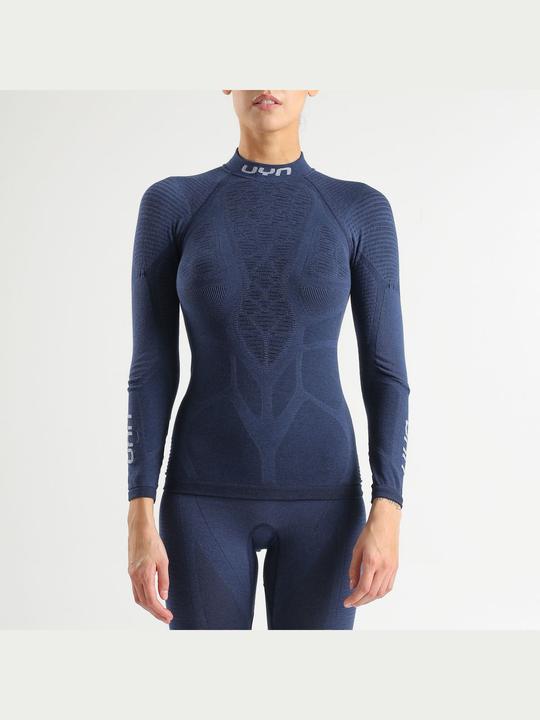 UYN T-Shirt Frau Elevatyon Biomorph Uw Shirt Langärmelig Rollkragen