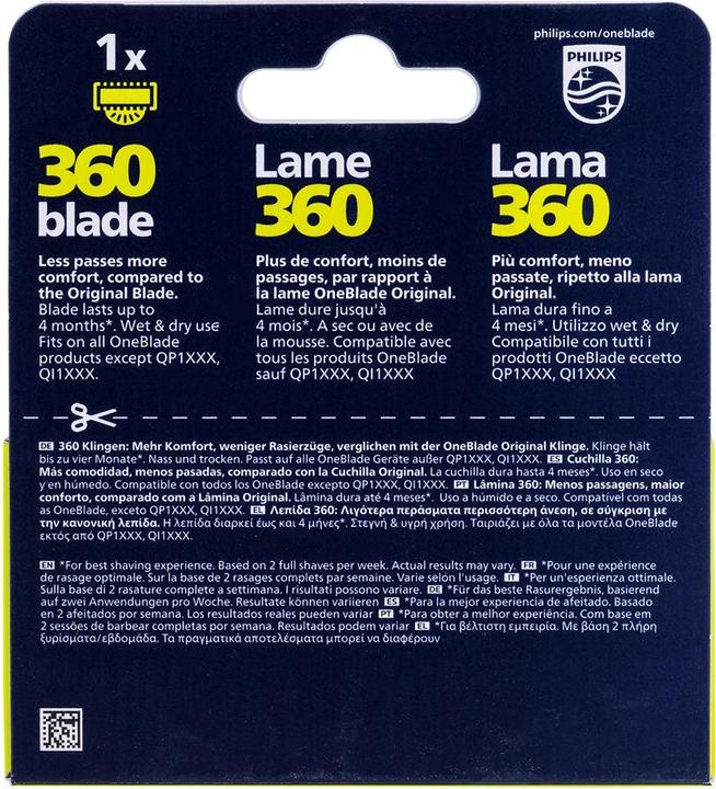 Immagine prodotto Philips Lama OneBlade 360 (1 x)