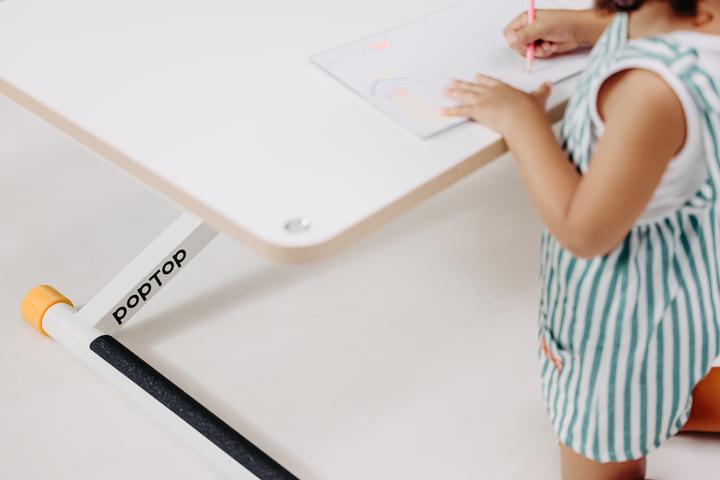 Image du produit PopTop La scrivania per bambini regolabile in altezza (115 x 65 x 86 cm)