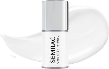 Immagine prodotto Semilac Smalto per unghie ibrido One Step 3 in 1 Crema di cocco 5ml Smalto per unghie colorato a LED UV (Crema di cocco, Vernice UV gel)