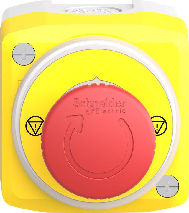 Actual product image Schneider Electric Illuminated emergency stop/emergency stop in housing