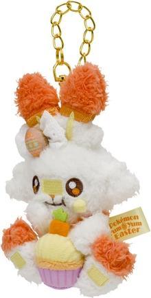 Actual product image Pokémon Pokemon Mascot Scorbunny (Pokemon Yum Yum Easter) Plush - 12 cm (13 cm)