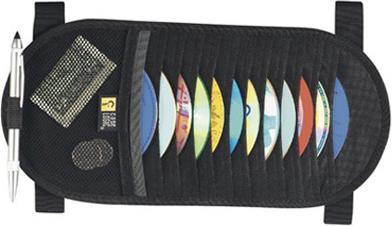 Actual product image Caselogic sun visor CD holder for 16 CDs
