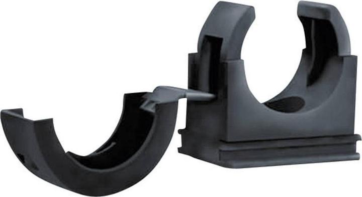 Actual product image HellermannTyton Cable conduit fixing clamp nominal width=54 black (Tools)