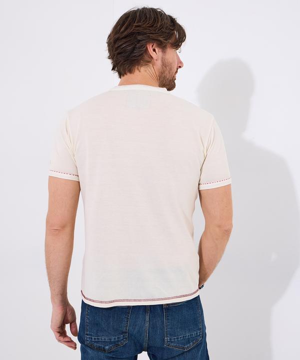 Actual product image Joe Browns Pique Aztec Chest Pocket Henley (S)