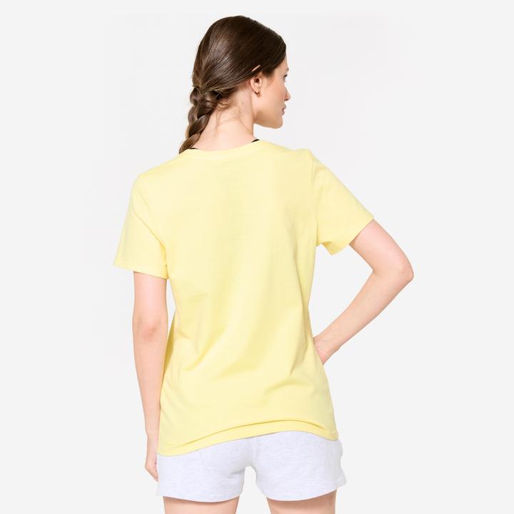 Actual product image Domyos T-Shirt Damen - pastellgelb (3XL)