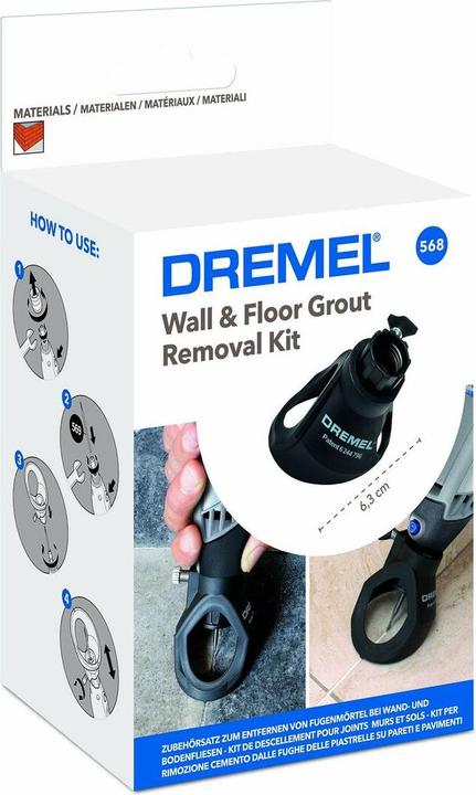 Image du produit Dremel 568 Tête de fraisage pour enlever le mortier de jointoiement