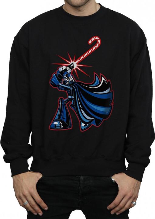 Immagine prodotto Star Wars Darth Vader Christmas Candy Cane Felpa Uomo (XL)
