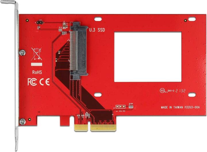 Actual product image Delock Host Bus Adapter PCI-Express x4 - 1x U.3 SFF-8639
