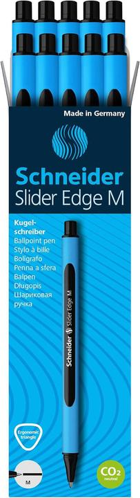 Actual product image Schneider Ballpoint pen Slider Edge (Black, 10 x)