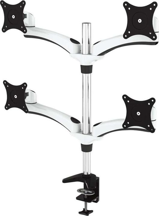 Immagine prodotto Jenimage ME420TK supporto da scrivania - 4 monitor Inclinazione da -90 a +45 gradi Rotazione di 180 gradi (Tavolo, 29")