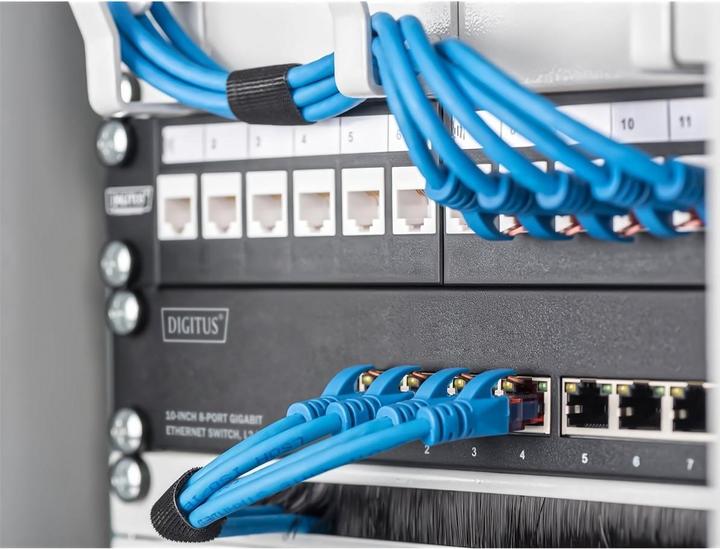 Actual product image Digitus 10 Inch 8 Port Gigabit Ethernet Switch, L2+ Managed (8 Ports)