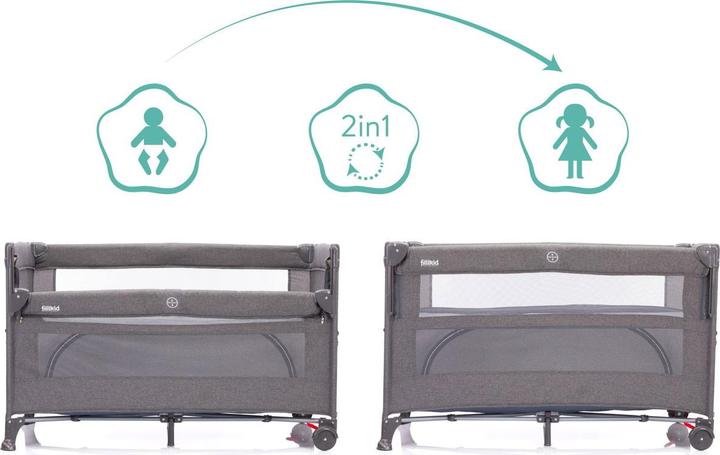 Produktbild Fillikid Reisebeistellbett Porto