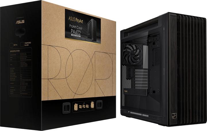 Immagine prodotto ASUS ProArt PA602 Edizione Legno (mATX, DTX, Mini-ITX, Mini-DTX, ATX, E-ATX)